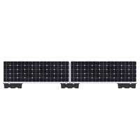Système lesté par plateau HDPE en plastique de montage de panneau solaire
