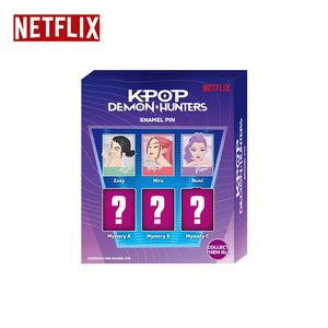     Pin de Solapa de Aleación de Zinc de Netflix con Personajes, Caja Sorpresa Coleccionable, Insignia Misteriosa, Colección para Fans - Product Image 1