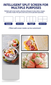 Nhà cung cấp trực tiếp của Trong Nhà Kỹ thuật số hiển thị áp phích Trung Quốc dọc LCD signage cho kệ kiosk OEM ảnh video văn bản CMS - Product Image 3