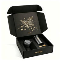Boîte cadeau avec impression de logo personnalisé pour emballage de capsules de café de luxe