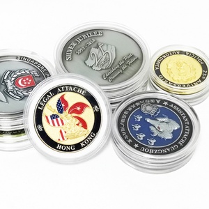 Monedas Conmemorativas Personalizadas de Aleación de Zinc con Esmalte Suave Dorado, Diseño 3D y 2D, Fabricación a Medida - Product Image 6