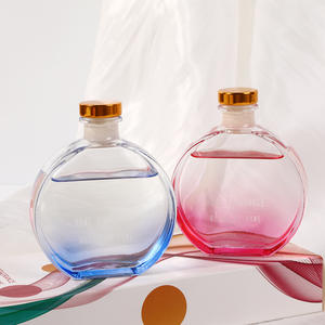 Difusor de caña natural ecológico personalizado con botella de vidrio transparente de aceite Juego de difusor de caña Regalo para la inauguración de la casa del Día de San Valentín - Product Image 2