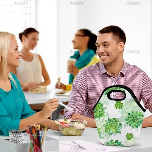 Bolsas de Almuerzo de Neopreno Blancas para Sublimación, Bolsa Térmica Reutilizable para Llevar Comida, para Mujeres - Product Image 4