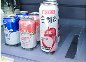 Séparateur de marchandises en plastique PVC Séparateur de marchandises de magasin Séparateurs d'étagères transparents en forme de L avec bandes magnétiques - Product Image 3