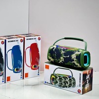 BOOMBOX 2000 30W Système audio sans fil à basses profondes Stéréo HiFi Subwoofer Double Radiateurs Lumière Ambiante RGB Boîte audio portable