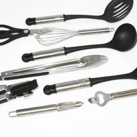 Set Perlengkapan Dapur Anti Lengket Grosir Pabrik 40 Buah Set Peralatan Dapur Silikon dengan Gagang