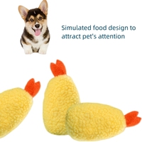 Pet artisanat approvisionnement en peluche poulet viande durable jouet à mâcher pli couinement activité interactive puzzle mâcher récupération thérapie cerveau jouet