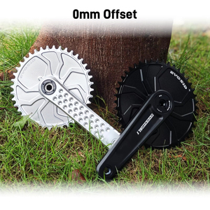 EVOSID Plato <span class=keywords><strong>de</strong></span> 3 pernos para <span class=keywords><strong>bicicleta</strong></span> <span class=keywords><strong>de</strong></span> carretera <span class=keywords><strong>de</strong></span> grava <span class=keywords><strong>dientes</strong></span> anchos estrechos 0mm Offset 40T-56T disco redondo <span class=keywords><strong>8</strong></span>-13 plato <span class=keywords><strong>de</strong></span> velocidad - Product Image 4