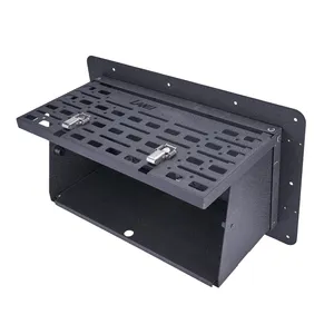 Porta posteriore in lega pieghevole a goccia tavolo da cucina campeggio organizzatore di stoccaggio per <span class=keywords><strong>Toyota</strong></span> <span class=keywords><strong>Land</strong></span> Cruiser 76 accessori LC76 - Product Image 1