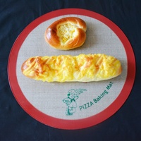 Tapis de pâtisserie rond en Silicone de qualité alimentaire, Logo personnalisé de qualité supérieure, meilleures ventes Alibaba