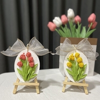 Kerajinan Relief Bunga Aromaterapi dari Plester untuk Dilukis Sendiri, Aktivitas DIY untuk Anak, Hiasan Rumah & Mobil, Hadiah Hari Ibu