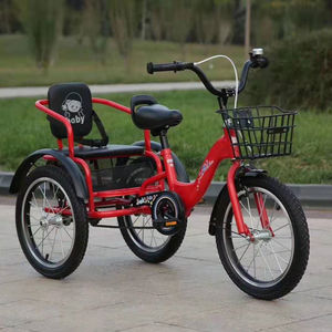 Nuevo diseño Venta caliente 16 pulgadas <span class=keywords><strong>18</strong></span> pulgadas Triciclos para niños 3 ruedas <span class=keywords><strong>bicicleta</strong></span> para niños con doble asiento - Product Image 3