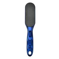 Râpe à pieds double face jetable en plastique et acier inoxydable, outil de pédicure portable pour l'exfoliation et l'élimination des callosités, avec 4 disques de ponçage grain 80 #