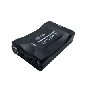 Convertitore Scart a RF Stile RGB con Adattatore Certificato CE, Garanzia di 12 Mesi, Converte Video e <span class=keywords><strong>Audio</strong></span> in Uscita RF con Display a Colori - Product Image 3