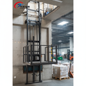 Plataforma Elevadora de Pared Personalizable para Mercancías Pequeñas, 1000kg 2000kg, Elevador Hidráulico para Almacén, Elevador de Carga para Almacén - Product Image 1