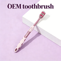 Vente directe usine – Brosses à dents manuelles OEM avec trou de suspension pour adultes et familles, étiquette personnalisée, pour usage domestique