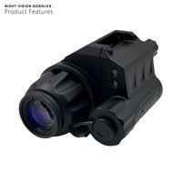 QVS1450 FOV50 °   Lunettes de vision nocturne FOM2000+ Gen 3, portée 1500 m, 6 niveaux de luminosité, certifiées par le fabricant, vente en gros