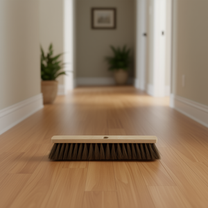 Escoba de madera con cerdas de crin de caballo de 40 cm para limpieza interior - Product Image 3