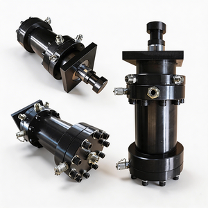 Cylindre <span class=keywords><strong>hydraulique</strong></span> <span class=keywords><strong>télescopique</strong></span> personnalisé à haute pression, refroidi à l'eau, en acier allié à faible friction pour l'ingénierie - Product Image 1