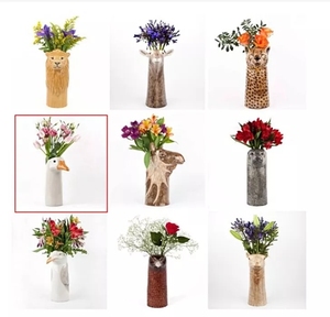 <span class=keywords><strong>Vase</strong></span> en céramique adorable en forme de tête d'oie, figurine d'oie, vases hauts pour fleurs et plantes, vases hauts peints <span class=keywords><strong>à</strong></span> la main en forme d'oie pour la décoration de la maison - Product Image 2