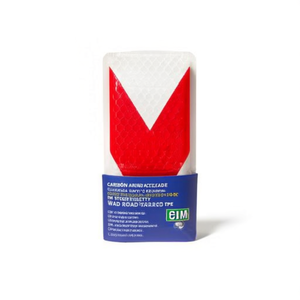 Pegatinas para coche, cinta reflectante de advertencia de seguridad vial con flecha roja blanca de 5M - Product Image 2