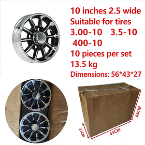 ดุมล้อหน้าและหลังอะลูมิเนียมอัลลอยขนาด 10 นิ้ว รุ่นใหม่ 3.5-10 และ 4.00-10 สำหรับรถ <span class=keywords><strong>ROV</strong></span> SSV ควอดไบค์ และจักรยานไฟฟ้า สำหรับทุกสถานการณ์ - Product Image 6