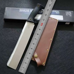 Couteau tactique de survie personnalisable CS Jimi Slash 3V, lame droite de 6,0 mm d'épaisseur, manche en lin Katami, lame en acier inoxydable - Product Image 6