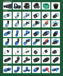 IFAN高品質灌漑継手PN16 PEパイプ継手20-110mmカップリングPP圧縮継手 - Product Image 4