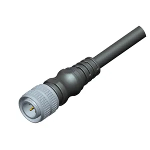 Conector circular M12 Push-Pull resistente al agua IP67 IP68 moldeado en cable 4pin 5pin 8pin A-coding D-coding plug cable