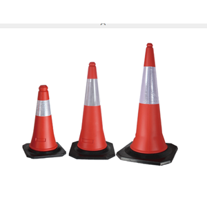 Yüksek görünürlük taşınabilir açık güvenlik işareti için mavi trafik konisi - Product Image 4