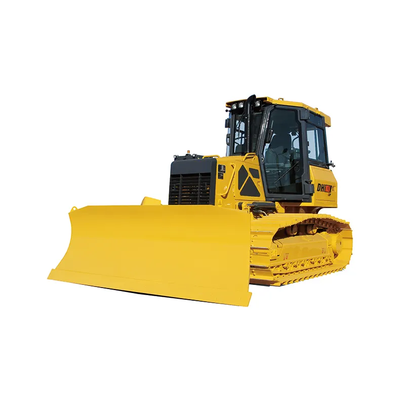 Çin ünlü marka 100hp buldozer iletim buldozer DH10J hafriyat makineleri içinde satılık