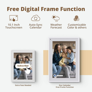 Calendario Digital de 10.1/15.6/21.5/32 Pulgadas con Sincronización con /<span class=keywords><strong>Yahoo</strong></span>/Outlook, Soporte ISO de 12 Meses, Habilitado para WIFI, Material ABS - Product Image 2