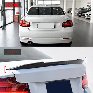 สปอยเลอร์หลัง BMW F22 สีดำ ABS รูปทรงปีก สำหรับรุ่น 2 Series CS ปี 2014-2019 - Product Image 2