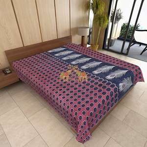 Colchas Kantha de Algodón Hechas a Mano de la Mejor Calidad, Mantas de Algodón, Colcha Suave, Colcha Vintage Reversible Auténtica, 100% Algodón - Product Image 5