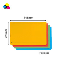 Carpeta de Documentos Expandible con Media Solapa, Ecológica, Azul, Paquete de 10, 345x226mm, Venta al Por Mayor de Fábrica