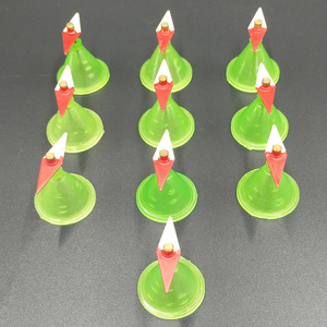 16 sets of rhombus-shaped small magnetic needles (10 sets of 40mm and 50mm) for teaching, transparent plastic compasses, small - Product Image 2
