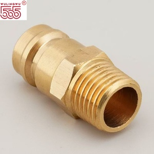 Conector Neumático Industrial de Acoplamiento Rápido - Rosca Macho G de 1/4\", 3/8\", 1/2\", Conector de Manguera de Alta Presión Liso Tipo Americano para Línea de Aire - Product Image 3