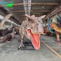 Grand modèle animatronique de dinosaure personnalisable télécommandé de haute qualité pour parcs d'aventure, jardins et utilisation extérieure - À vendre