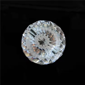 Bán buôn số lượng lớn nhà khách sạn Lustre Cristal đèn chiếu sáng trang trí nội thất Vòng thiết kế hiện đại 40 mét rõ ràng pha lê treo quả bóng - Product Image 3