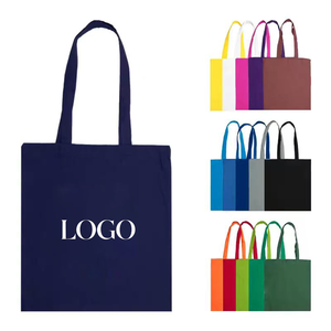 TOP Design Economical Cotton Tote Bag Lightweight Reusable Grocery Canvas Cloth Bags for DIY Advertising Promotion Gift