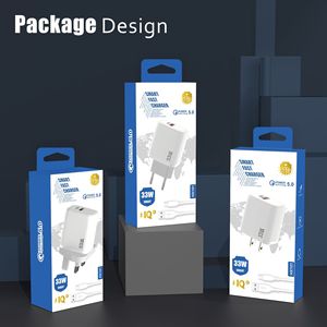 <span class=keywords><strong>Cargador</strong></span> de Teléfono de <span class=keywords><strong>33</strong></span> Vatios 5V/3A QC 3.0 para EE. UU., UE y Reino Unido, <span class=keywords><strong>Cargador</strong></span> de Pared Original con Múltiples Puertos y Carga Rápida Gan 33W QC3.0 USB A - Product Image 6