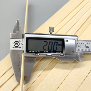 Dùng một lần shish Kebab thịt nướng mang nhãn hiệu bằng gỗ xiên - Product Image 6