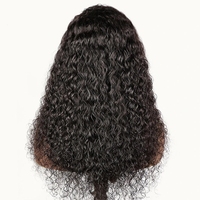 Perruque en cheveux humains indiens Remy Water Wave 13x6, sans colle, avec dentelle suisse, pré-épilée, boucles profondes et lâches, dentelle HD complète