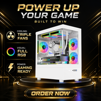 Mid Tower Cabinet Pc Gaming Desktop Mini Itx case Computer Games Micro-ATX Computer case