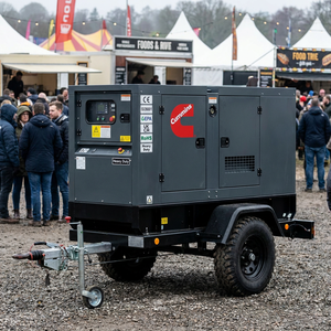 Generador diésel Cummins 4B3.9-G11 con certificación EPA, EAC, CE, ISO9001, de 20kva, 22kva, 23kva, 24kva, 25kva, 16kw, 17kw, 18kw para uso residencial - Product Image 3