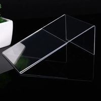 Support de présentation en acrylique transparent personnalisé A4 A5 A6 8,5 x 11 en forme de L, support de menu de table, assemblage facile pour la maison, le bureau, la vente au détail, l'exposition