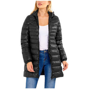 Veste matelassée réversible en cuir véritable pour femme, nouvelle collection OEM, rembourrage en coton teint uni, haute qualité - Product Image 5
