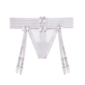 Pure Desire Blanc Noir Soie Jarretière Bas Long Tube Sur le Genou Ceinture Sexy Femmes Sous-Vêtements Belles Jambes Lingerie - Product Image 6