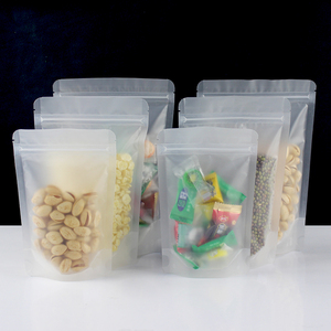 Nhà Máy Giá PE đứng Pouch với cửa sổ Nắp kéo Zip khóa <span class=keywords><strong>doypack</strong></span> cho Mylar lưu trữ dây kéo trong suốt bao bì cho thức ăn vật nuôi - Product Image 4