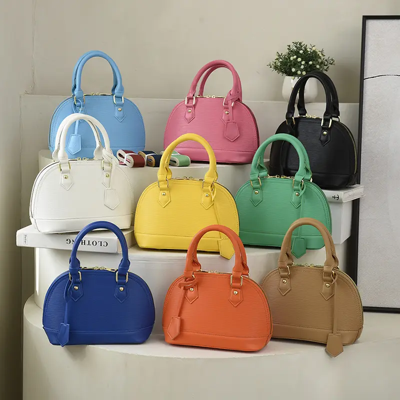 Shell Shape Fashion Lady Bag Pure Color 2022 Bags For Girls Women Handbag Korean Fashion Zipper Women Designer Bags CY74357